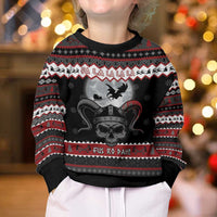 Vikings Christmas Kid Ugly Christmas Sweater Fa La La La Fus Ro Dah - Wonder Print Shop