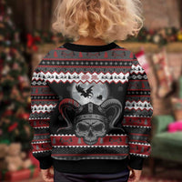Vikings Christmas Kid Ugly Christmas Sweater Fa La La La Fus Ro Dah - Wonder Print Shop