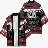 Vikings Christmas Kimono Fa La La La Fus Ro Dah - Wonder Print Shop