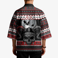 Vikings Christmas Kimono Fa La La La Fus Ro Dah - Wonder Print Shop