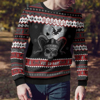 Vikings Christmas Ugly Christmas Sweater Fa La La La Fus Ro Dah - Wonder Print Shop