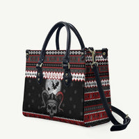 Vikings Christmas Leather Bag Fa La La La Fus Ro Dah - Wonder Print Shop
