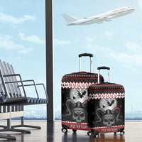 Vikings Christmas Luggage Cover Fa La La La Fus Ro Dah - Wonder Print Shop