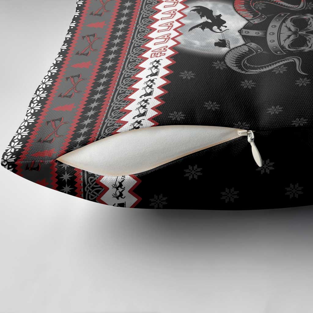 Vikings Christmas Pillow Cover Fa La La La Fus Ro Dah - Wonder Print Shop