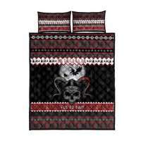 Vikings Christmas Quilt Bed Set Fa La La La Fus Ro Dah - Wonder Print Shop