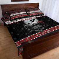 Vikings Christmas Quilt Bed Set Fa La La La Fus Ro Dah - Wonder Print Shop