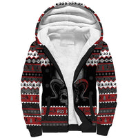 Vikings Christmas Sherpa Hoodie Fa La La La Fus Ro Dah - Wonder Print Shop