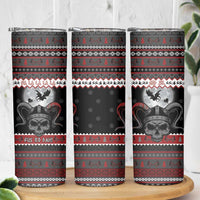 Vikings Christmas Skinny Tumbler Fa La La La Fus Ro Dah - Wonder Print Shop