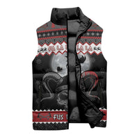Vikings Christmas Sleeveless Puffer Jacket Fa La La La Fus Ro Dah - Wonder Print Shop