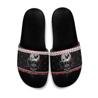 Vikings Christmas Slide Sandals Fa La La La Fus Ro Dah - Wonder Print Shop
