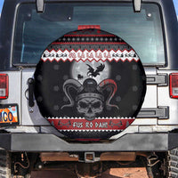 Vikings Christmas Spare Tire Cover Fa La La La Fus Ro Dah - Wonder Print Shop