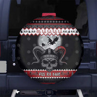 Vikings Christmas Spare Tire Cover Fa La La La Fus Ro Dah - Wonder Print Shop