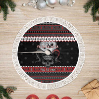 Vikings Christmas Tree Skirt Fa La La La Fus Ro Dah - Wonder Print Shop