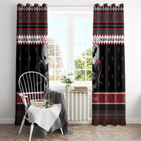 Vikings Christmas Window Curtain Fa La La La Fus Ro Dah - Wonder Print Shop