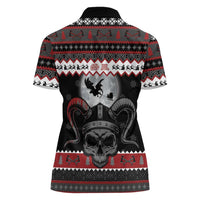 Vikings Christmas Women Polo Shirt Fa La La La Fus Ro Dah - Wonder Print Shop