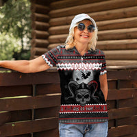 Vikings Christmas Women Polo Shirt Fa La La La Fus Ro Dah - Wonder Print Shop