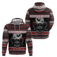 Vikings Christmas Zip Hoodie Fa La La La Fus Ro Dah - Wonder Print Shop