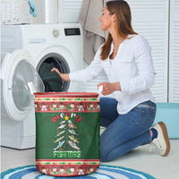 Fishing Christmas Laundry Basket Merry Fishmas - Wonder Print Shop