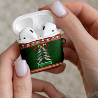 Fishing Christmas AirPods Case Merry Fishmas - Wonder Print Shop