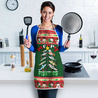 Fishing Christmas Apron Merry Fishmas - Wonder Print Shop