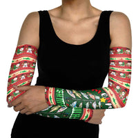 Fishing Christmas Arm Sleeves Merry Fishmas - Wonder Print Shop