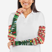 Fishing Christmas Arm Sleeves Merry Fishmas - Wonder Print Shop
