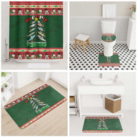 Fishing Christmas Bathroom Set Merry Fishmas - Wonder Print Shop
