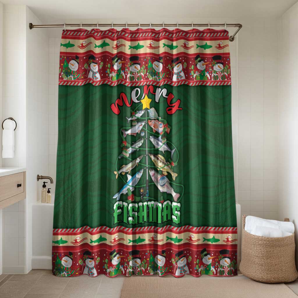 Fishing Christmas Bathroom Set Merry Fishmas - Wonder Print Shop