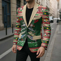 Fishing Christmas Blazer Merry Fishmas - Wonder Print Shop