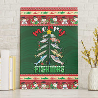 Fishing Christmas Canvas Wall Art Merry Fishmas - Wonder Print Shop