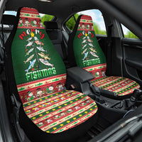 Fishing Christmas Car Seat Cover Merry Fishmas - Wonder Print Shop