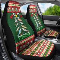 Fishing Christmas Car Seat Cover Merry Fishmas - Wonder Print Shop