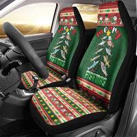 Fishing Christmas Car Seat Cover Merry Fishmas - Wonder Print Shop