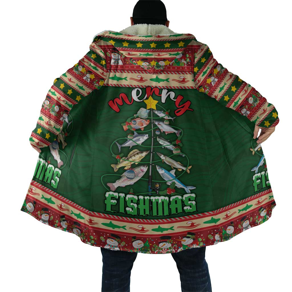Fishing Christmas Cloak Merry Fishmas - Wonder Print Shop