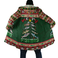 Fishing Christmas Cloak Merry Fishmas - Wonder Print Shop