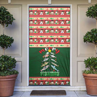 Fishing Christmas Door Cover Merry Fishmas - Wonder Print Shop