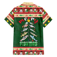 Fishing Christmas Family Matching Mermaid Dress and Hawaiian Shirt Merry Fishmas - Wonder Print Shop