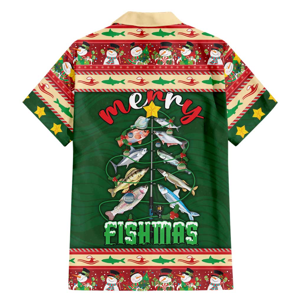 Fishing Christmas Family Matching Off Shoulder Maxi Dress and Hawaiian Shirt Merry Fishmas - Wonder Print Shop