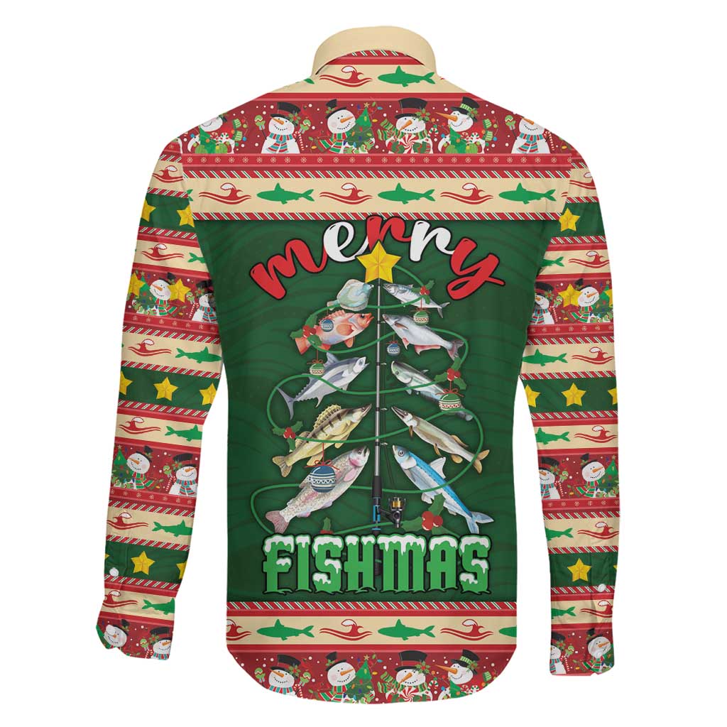 Fishing Christmas Family Matching Off Shoulder Maxi Dress and Hawaiian Shirt Merry Fishmas - Wonder Print Shop