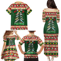 Fishing Christmas Family Matching Puletasi and Hawaiian Shirt Merry Fishmas - Wonder Print Shop