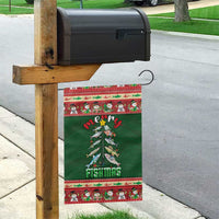 Fishing Christmas Garden Flag Merry Fishmas - Wonder Print Shop