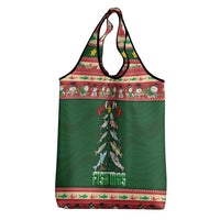 Fishing Christmas Grocery Bag Merry Fishmas - Wonder Print Shop