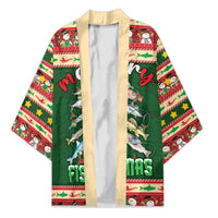 Fishing Christmas Kimono Merry Fishmas - Wonder Print Shop