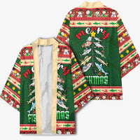 Fishing Christmas Kimono Merry Fishmas - Wonder Print Shop