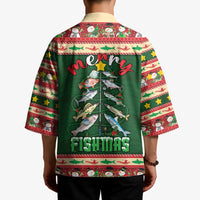 Fishing Christmas Kimono Merry Fishmas - Wonder Print Shop