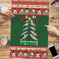 Fishing Christmas Puzzle Merry Fishmas - Wonder Print Shop