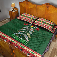 Fishing Christmas Quilt Bed Set Merry Fishmas - Wonder Print Shop