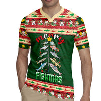 Fishing Christmas Rugby Jersey Merry Fishmas - Wonder Print Shop