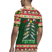 Fishing Christmas Rugby Jersey Merry Fishmas - Wonder Print Shop