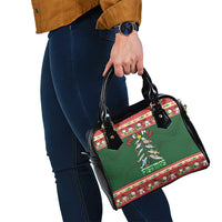 Fishing Christmas Shoulder Handbag Merry Fishmas - Wonder Print Shop